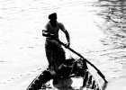 River Ferry  A river ferry crossing the Buriganga river in Dhaka, Bangladesh. : BW, Bangladesh, contest